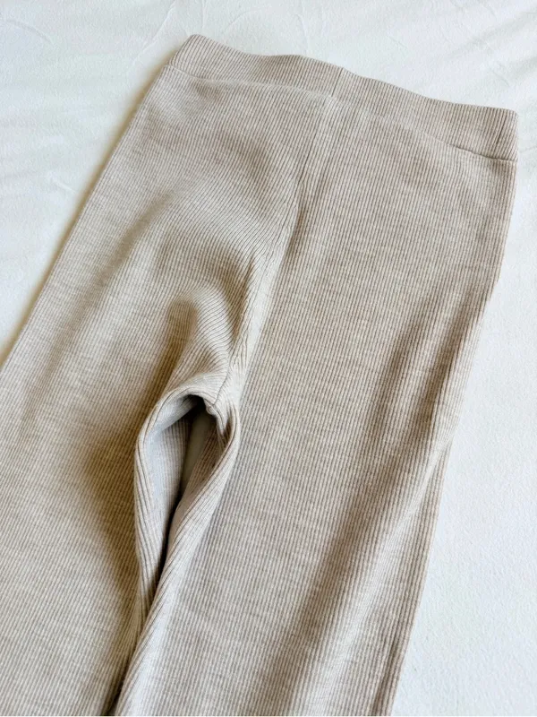 & Other Stories Flared Rib Knit Trousers - Image 8