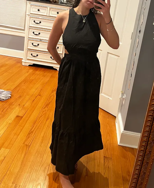 VICI POISE OPEN BACK MIDI DRESS - Image 9