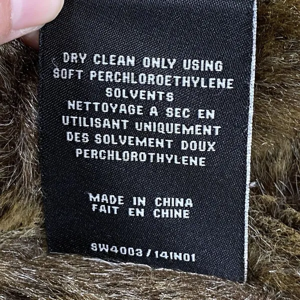 S13/NYC Winter Coat Womens Small puffer parka Faux Fur Hood lining‎ penny lane - Image 14