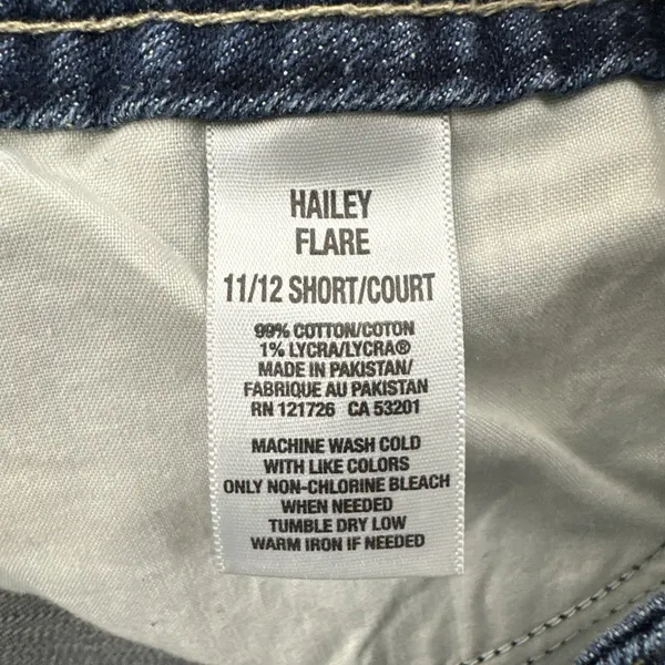 Y2K Aeropostale Low Rise Hailey Flare Jeans Boho Festival Retro Women 11/12 x 29 - Image 4