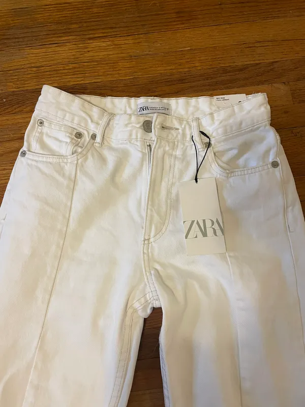ZARA Straight Leg Jeans • Size 2 - Image 6