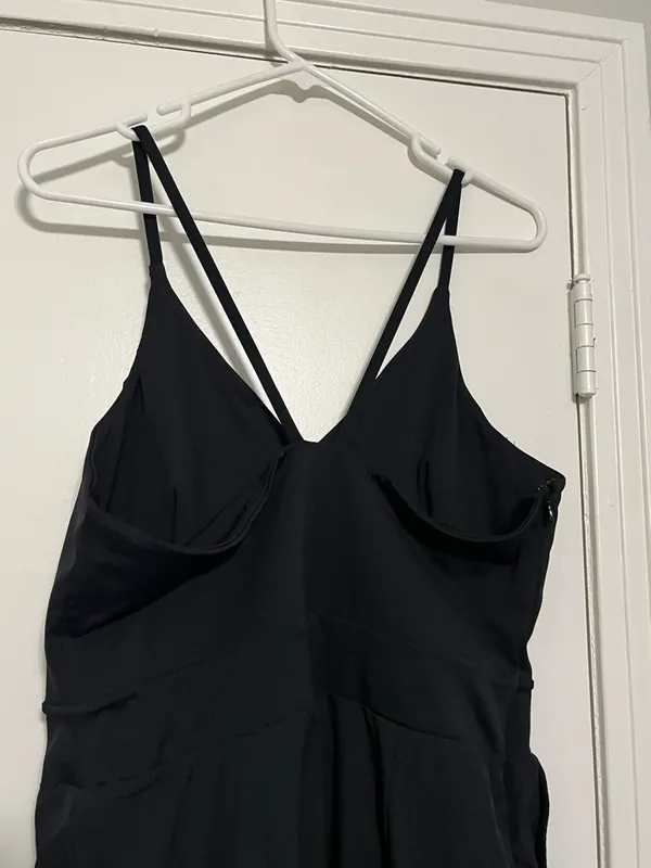 Halara Breezeful™ Backless Cross Strap Wide Leg Quick Dry Jumpsuit Size L NWOT - Image 3