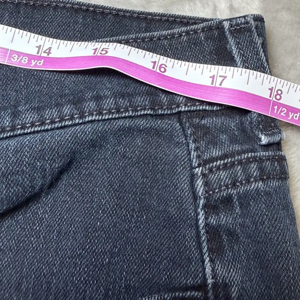 Levis 515 Womens Size 14 Long Bootcut Jeans Dark Wash Stretch Denim Blue Casual - Image 8