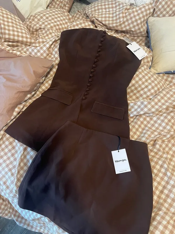 Showpo Two-Piece brown - Image 2
