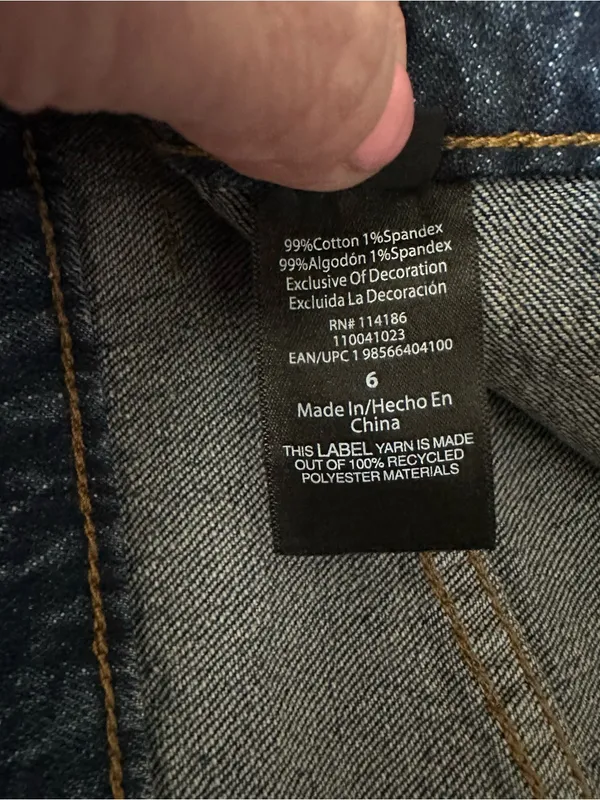 FRYE Barrel Style High Rise 5 Button Fly Cotton Stretch Jeans Size 6 - Image 10