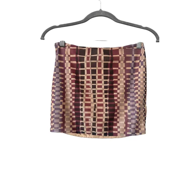 TIGER MIST Retro Check Mesh Mini Skirt X-Small NEW NWT‎ - Image 2