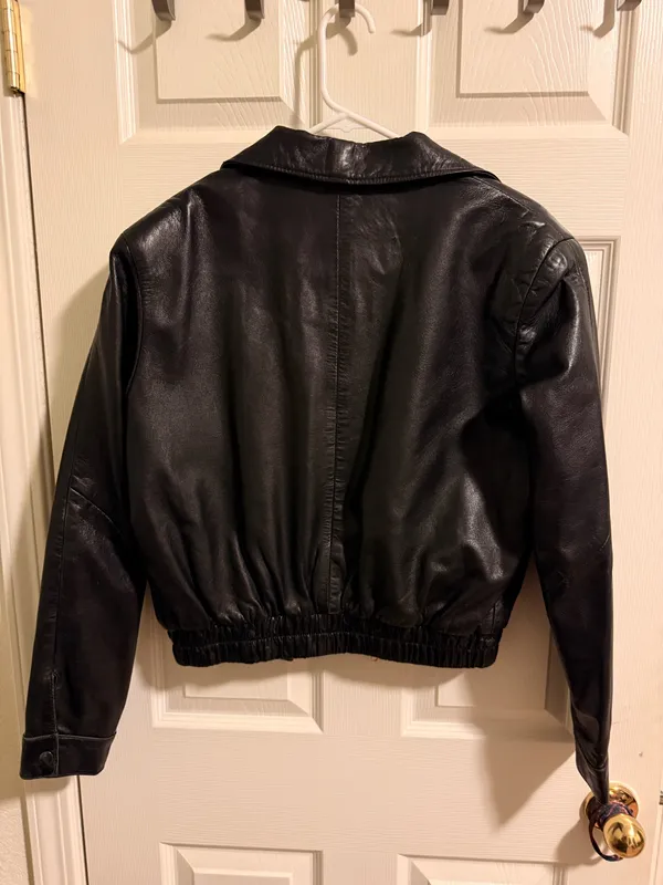 Michael Lawrence Signature Collection Leather Jacket Size M - Image 2