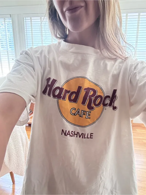 Hard Rock Cafe Nashville Vintage T-Shirt | Men’s XL | Made in USA Single Stitch - Image 3