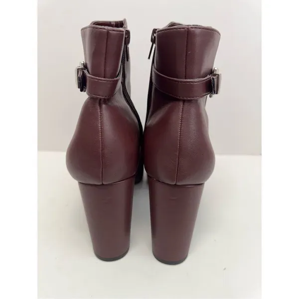 Naturalizer Boots Size 9.5 Burgundy Platform High Heel Ankle Booties NEW‎ - Image 7