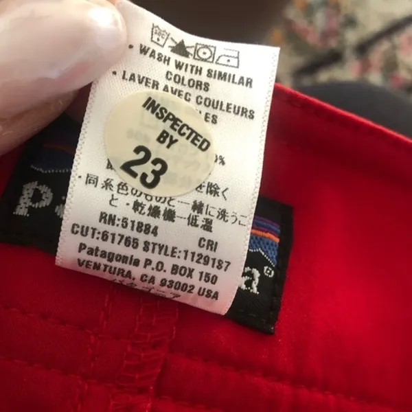 Patagonia Boardie 6 Special Red Avon Ocean Rescue Beach Patrol Shorts 4 - Image 5