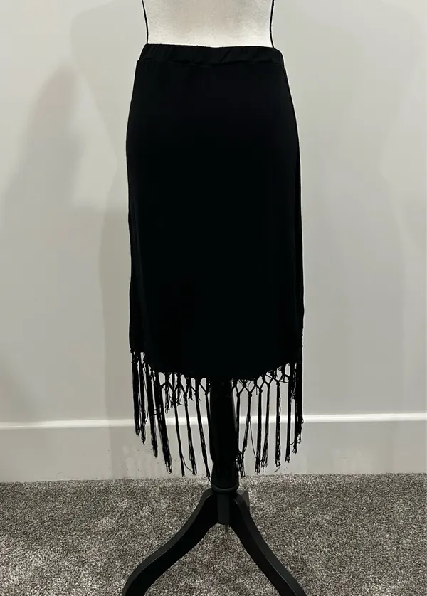 Alya Boho Fringe Skirt - Image 4