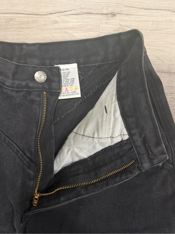 Vintage Cowboy Ethics Women’s Black Denim Jeans Western Size 9/10 - Image 3