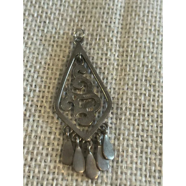 Z68 pendant 925 sterling silver 1 3/4 inch - Image 2