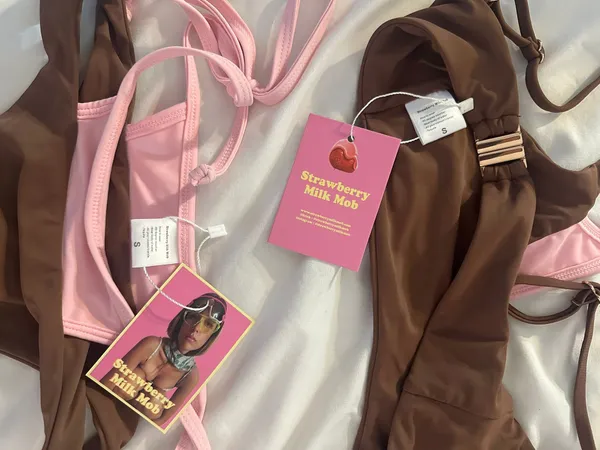 Strawberry Milk Mob Double Dipped Bikini - Image 4