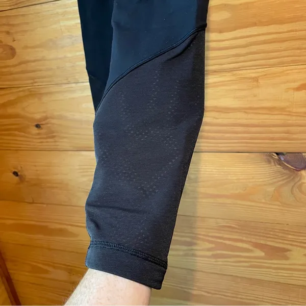 Black Mesh 28” Full Length High Rise Activewear Workout Leggings 4 - Image 5