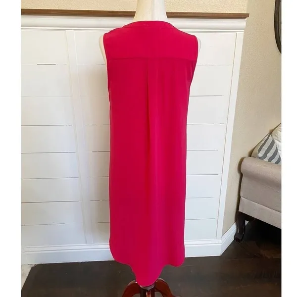 Lush Clothing Womens‎ Fuchsia Pink Sleeveless V-Neck Shift Dress DR93500-003 Medium - Image 7