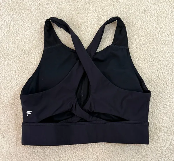 Fabletics Black No Bounce High Impact Sports Bra - Image 3