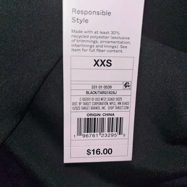 Wild Fable Black Long Sleeve Bodysuit - Image 3