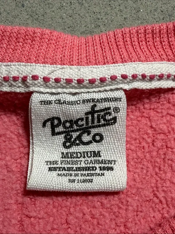 Pacific & Co. size medium pullover sweater Key West Florida coral salmon color - Image 3
