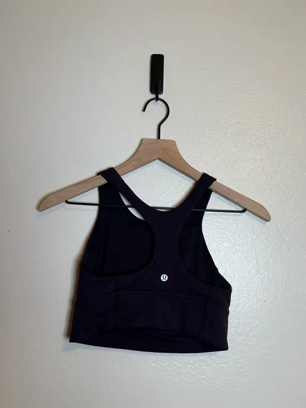 Lululemon Wunder Train Long-Line Bra *Medium Support, C/D Cups‎ Black - Image 3