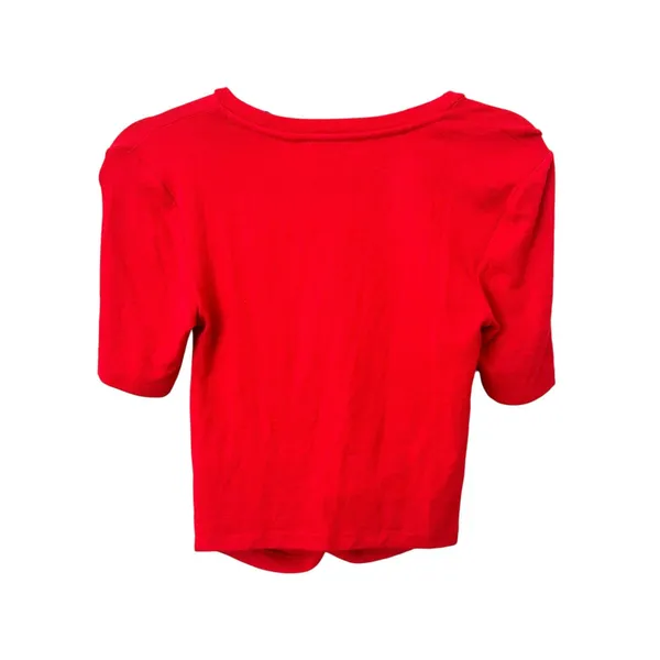 ARITZIA Wilfred Free Twist Front‎ Top Red X-Small - Image 3