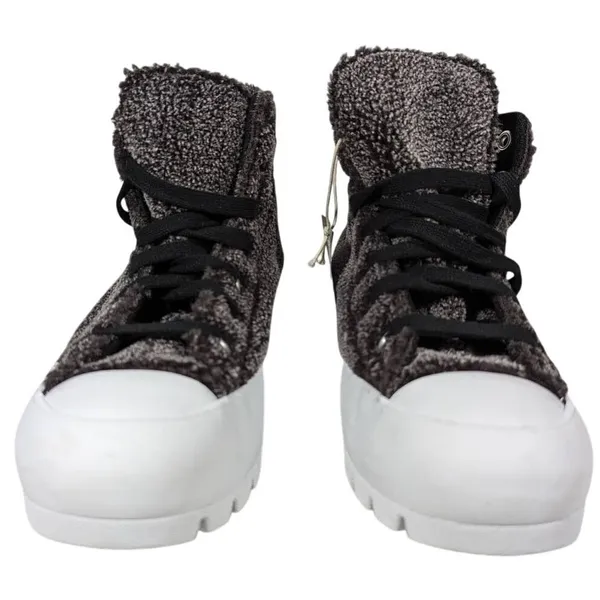 Converse Chuck Taylor All Star‎ Lugged Winter High Top Furry Knit Sneakers 7 - Image 2