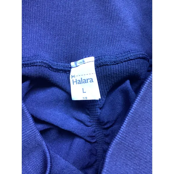 Halara NWOT Women Navy Blue Scrunch Butt Seamless High Waisted 7/8 Leggings L - Image 7