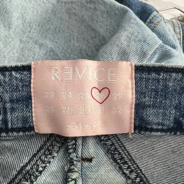 Revice Venus Crop Star Jeans in‎ Stargazer Medium Wash Blue Size 26 - Image 13