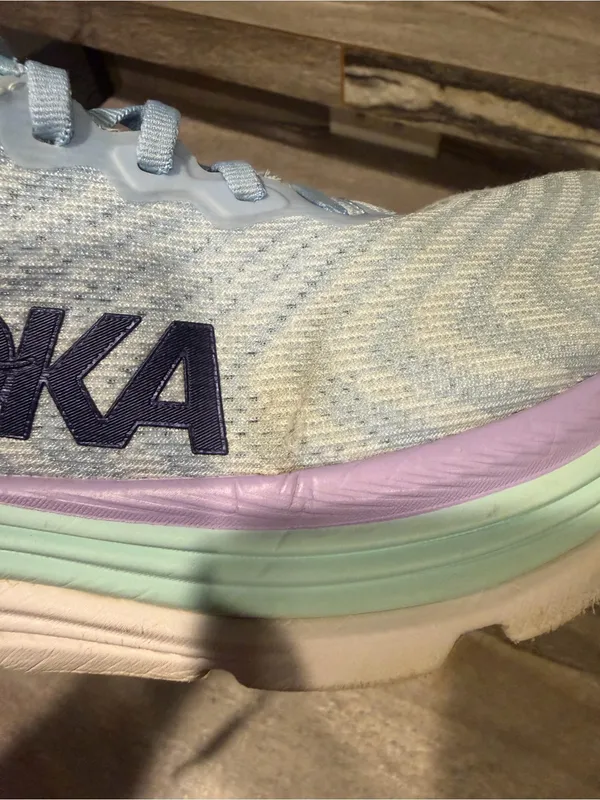 Hoka Women's Light Blue Running Shoe with Mint & Lavender Accents - Image 9