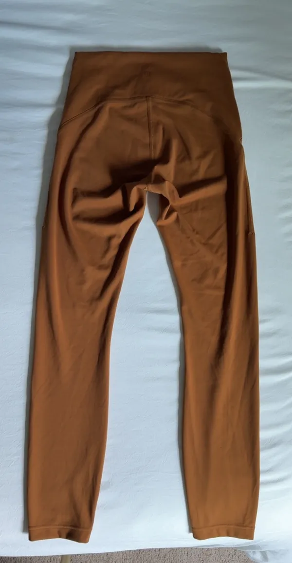 Lululemon Instill High-Rise Leggings, 25" Size 4, Copper Brown - Image 2