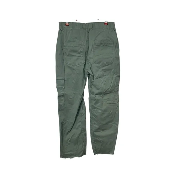 Hollister Women's Pants Ultra‎ High-Rise Cargo Straight Leg Stretch Green Medium - Image 6