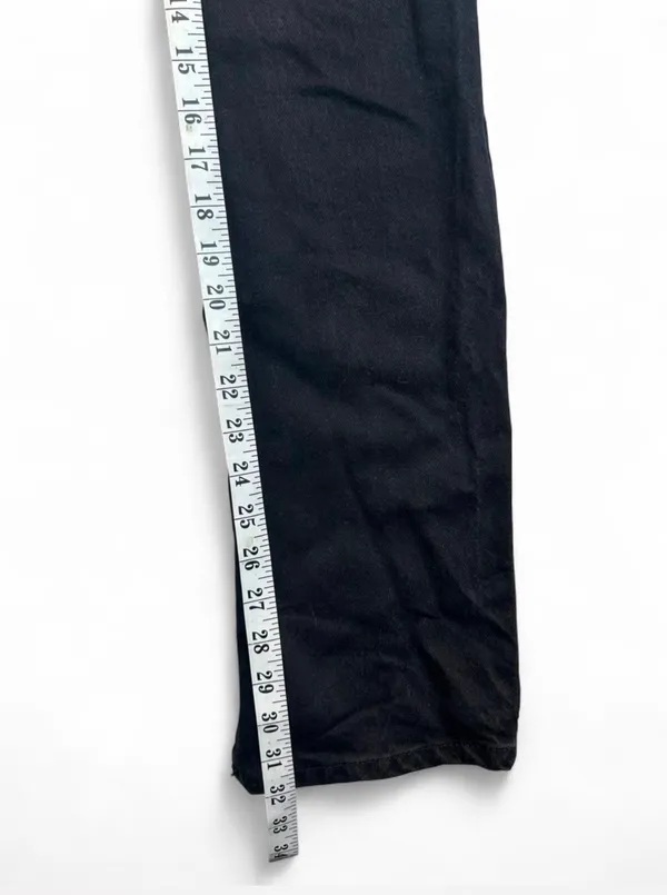 Zara black denim jeans with a distressed look, size 4 #distressed #denim - Image 6