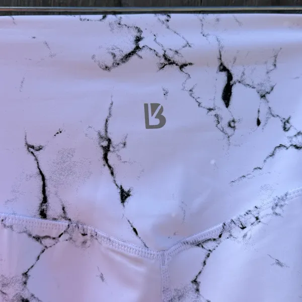 Buffbunny Limitless Collection Sz Medium White Marble Elysium Athleisure Pockets - Image 4