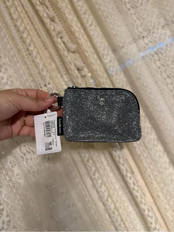 lululemon athletica Metallic Silver Key & Card Pouch - Image 3