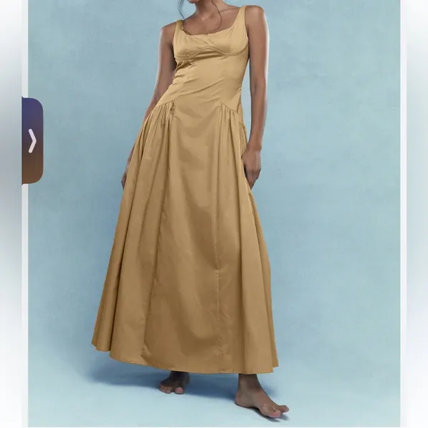 MISSGUIDED Corset Bust Ball Gown Style Tank Maxi Size M - Image 8