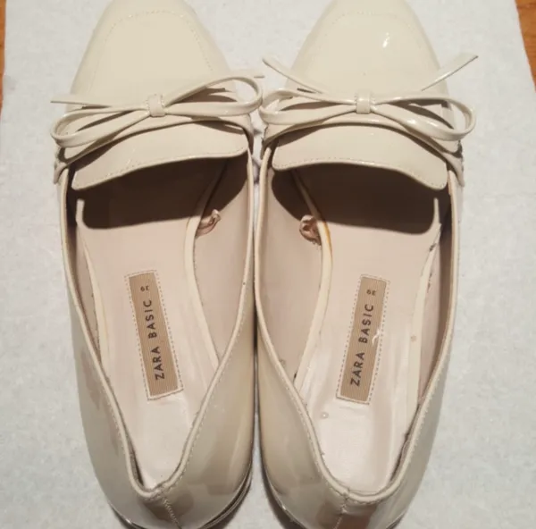 ZARA Loafers…Size: 38/8…Color: Cream/Beige - Image 5