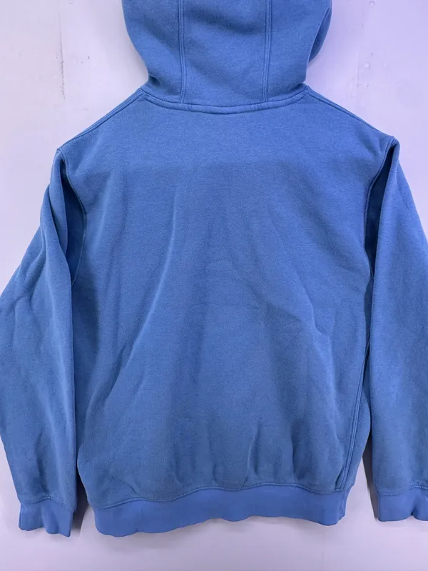 Vintage Nike Light Blue Hoodie Size Medium - Image 11