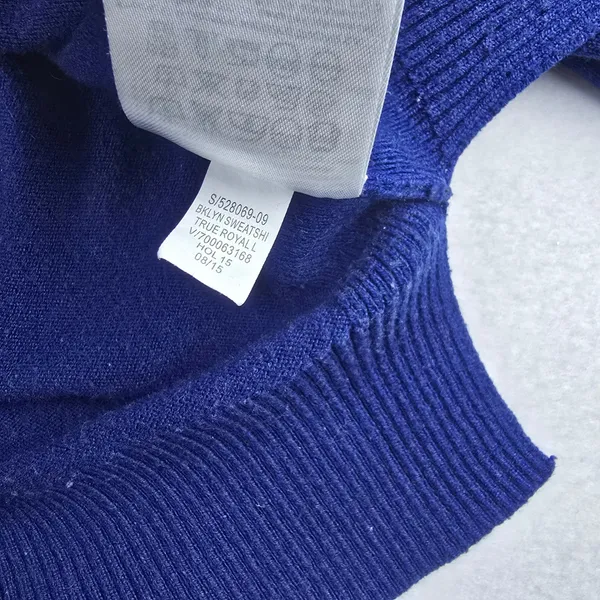 GAP Women's Blue Merino Wool Blend Knit Sweater Crewneck‎ Long Sleeve Medium - Image 6