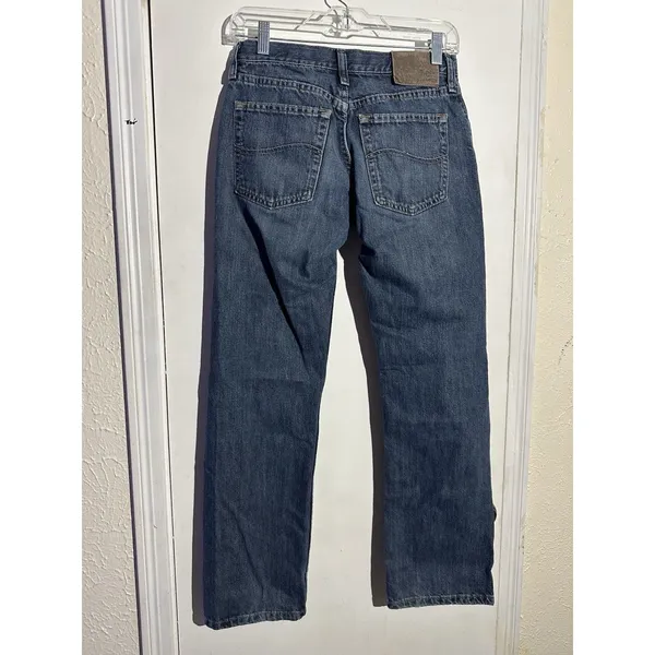 Wrangler Women’s Jeans Size 16R Blue Denim Straight Leg Mid Rise Made in Mexico - Image 2