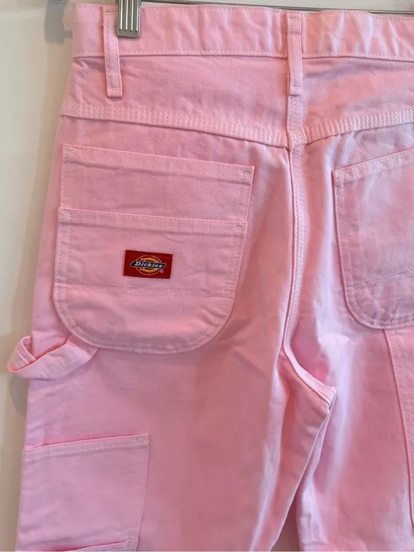 Dickies Winnie’s Customs Light Pink Women's Straight-Leg Jeans Size 28x30 - Image 5