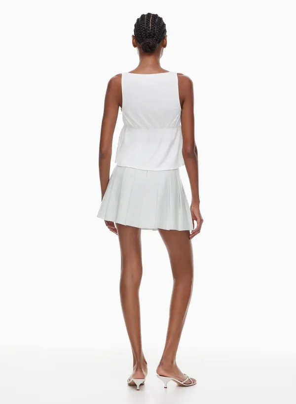 NWOT Aritzia Sunday Best Tie Top in White - Image 2