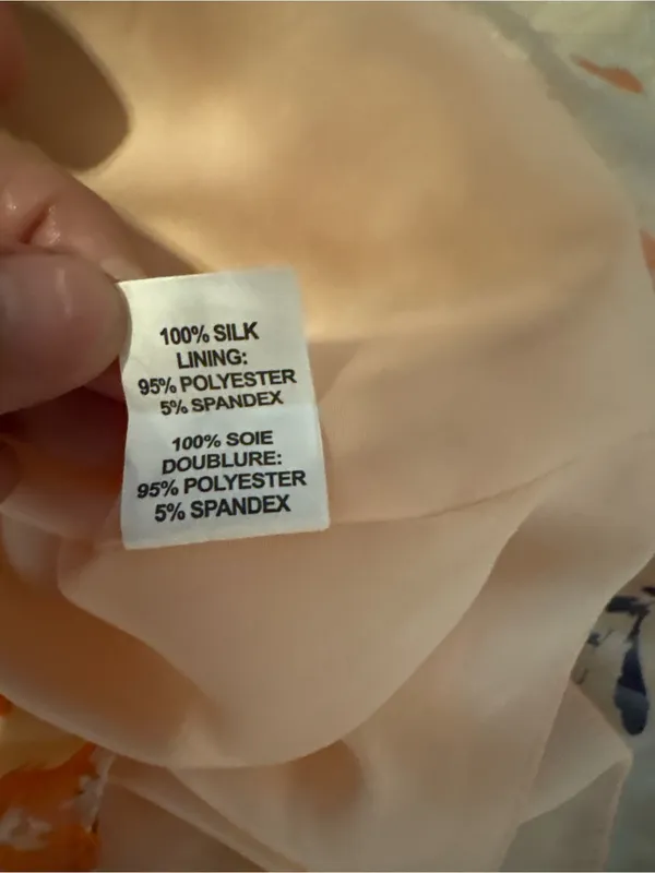 Ramy Brook Peach Floral Tiered Spaghetti-Strap Dress - Image 3