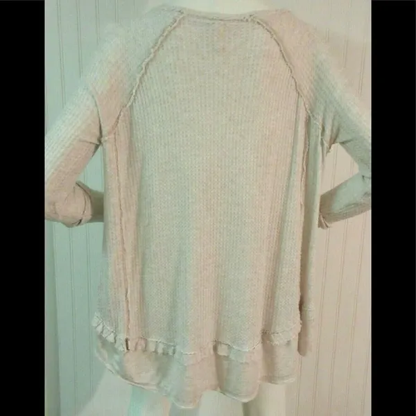 Anthropologie WeThe Free top cream color sz Small - Image 2
