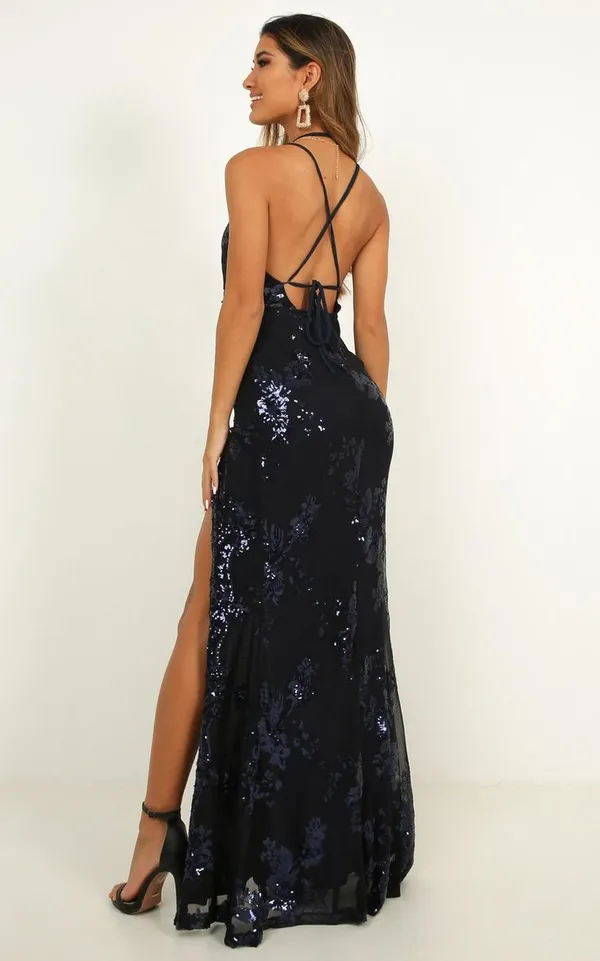 Showpo Out Till Dawn Split Maxi Dress - Image 3