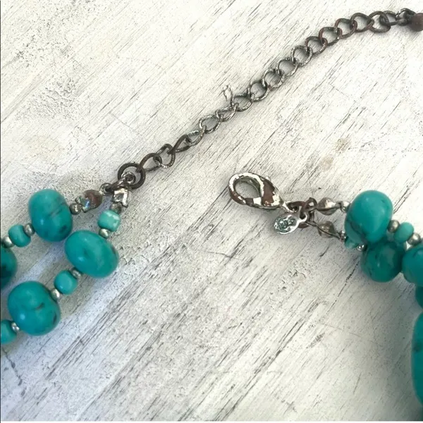 Premier Designs double stranded turquoise necklace - Image 9
