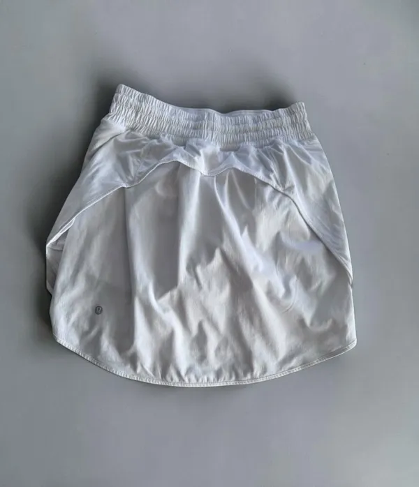 Lululemon Pace Rival Skirt Size 4 White - Image 2
