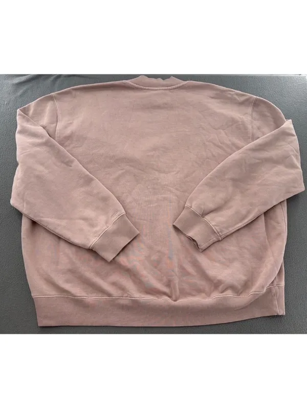 SKIMS V-Neck Oversized Sweater in Dusty Rose NWT SIZE M (GAR) light fawn - Image 3