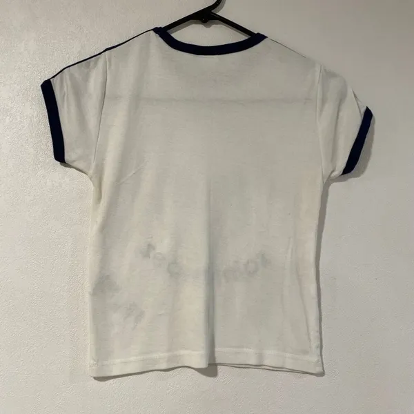 Urban Outfitters Sunday Club Saint Tropez Ringer Tee Size M Retro Graphic T-Shir - Image 2