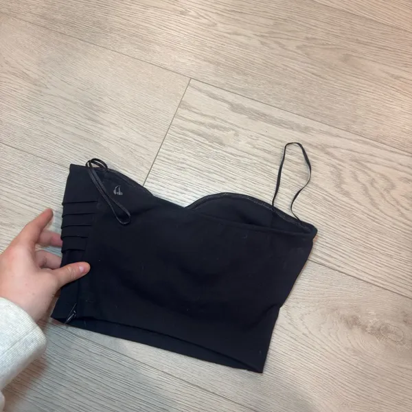 Zara Strapless Crop Top S - Image 3