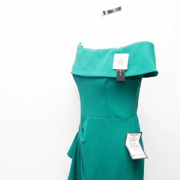 Betsy &‎ Adam - Off-The-Shoulder Ruffle Sheath Dress - Image 9
